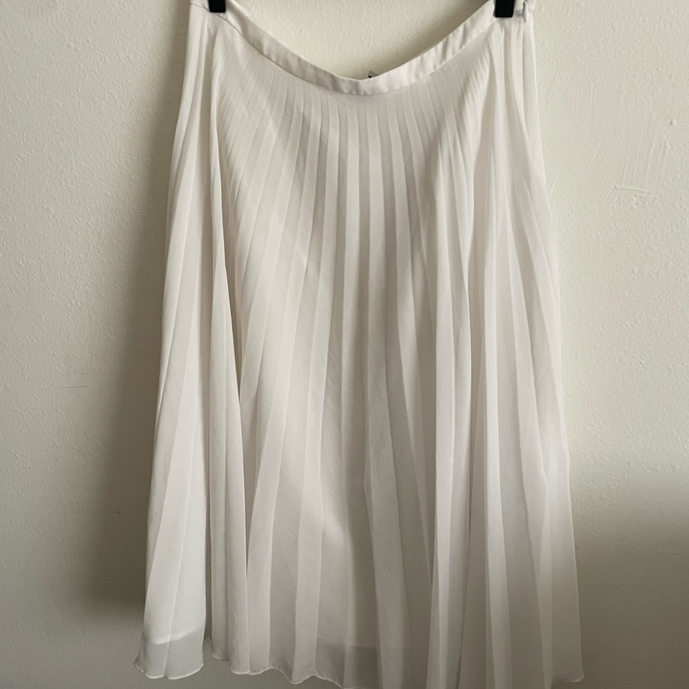 asos pleated midi skirt